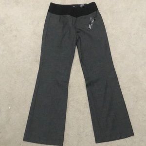 Women’s Gray Work Pant. Low Rise, Stretch. Size 6R